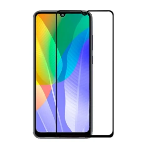 Защитное стекло diamond glass 4d для huawei y6p, черное