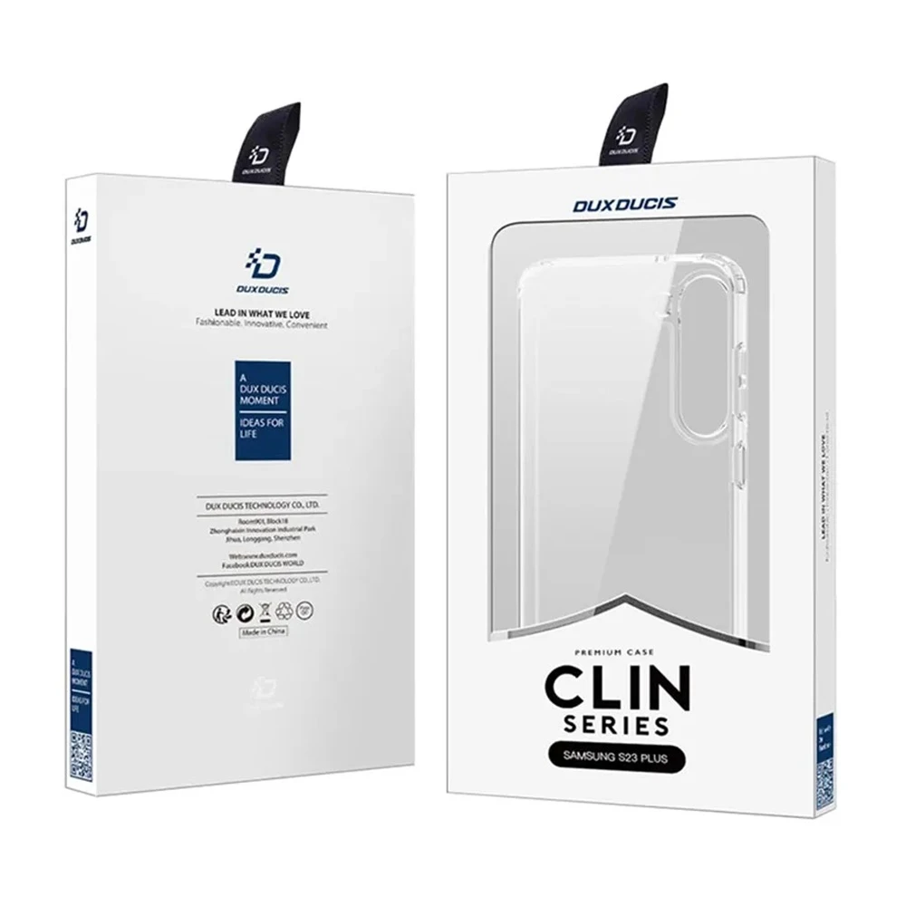 Dux ducis case tpu for samsung s23 plus, clear 3