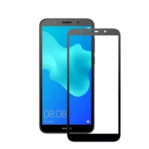 Защитное стекло full coverage 2.5d для huawei y5 (2018), черное