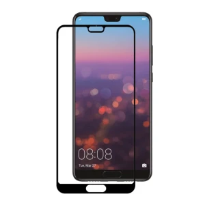 Защитное стекло helmet diamond glass 4d для huawei p20, черное