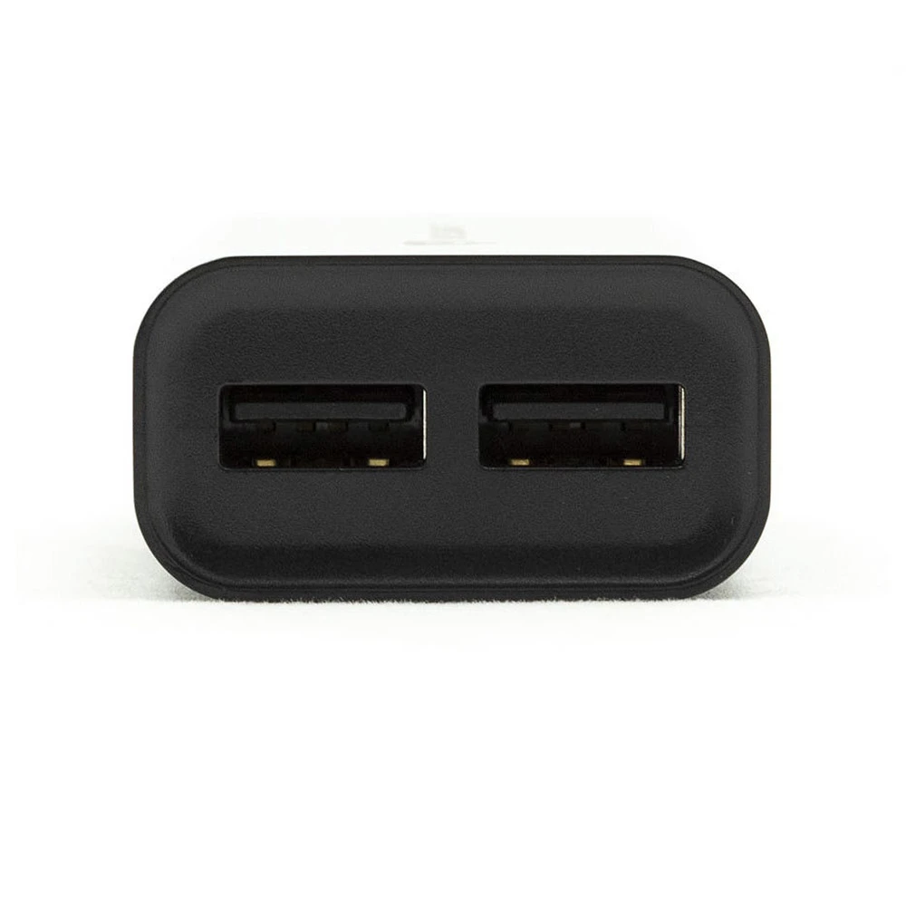 Helmet wall charger with cable usb to micro-usb 2xusb 2.4a, black	 2