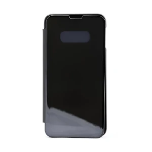 Чехол-книжка с зеркалом helmet case для samsung s10e, черный Thumbnail 2