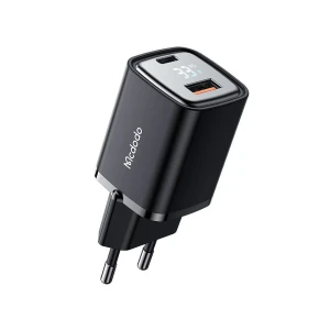 Mcdodo сетевое зарядное устройство 1*usb-a+1*type-c 3a 33w, черное