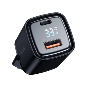 Mcdodo wall charger 1*usb-a+1*type-c 3a 33w, black Thumbnail 3