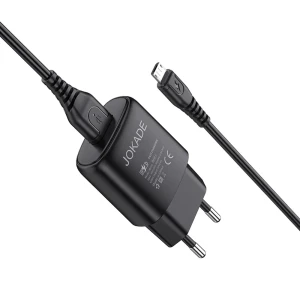 Jokade wall charger with cable usb to micro-usb single port 3a kaer, black Thumbnail 3