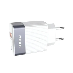 Ksiga wall charger with cable usb to micro-usb 18w ksc-369 baize, white Thumbnail 2