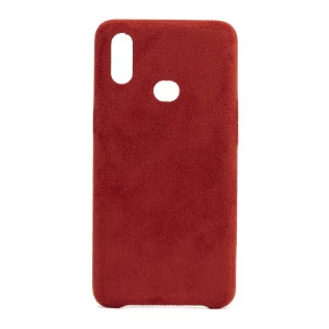 Helmet case alcantara xiaomi redmi 7, red