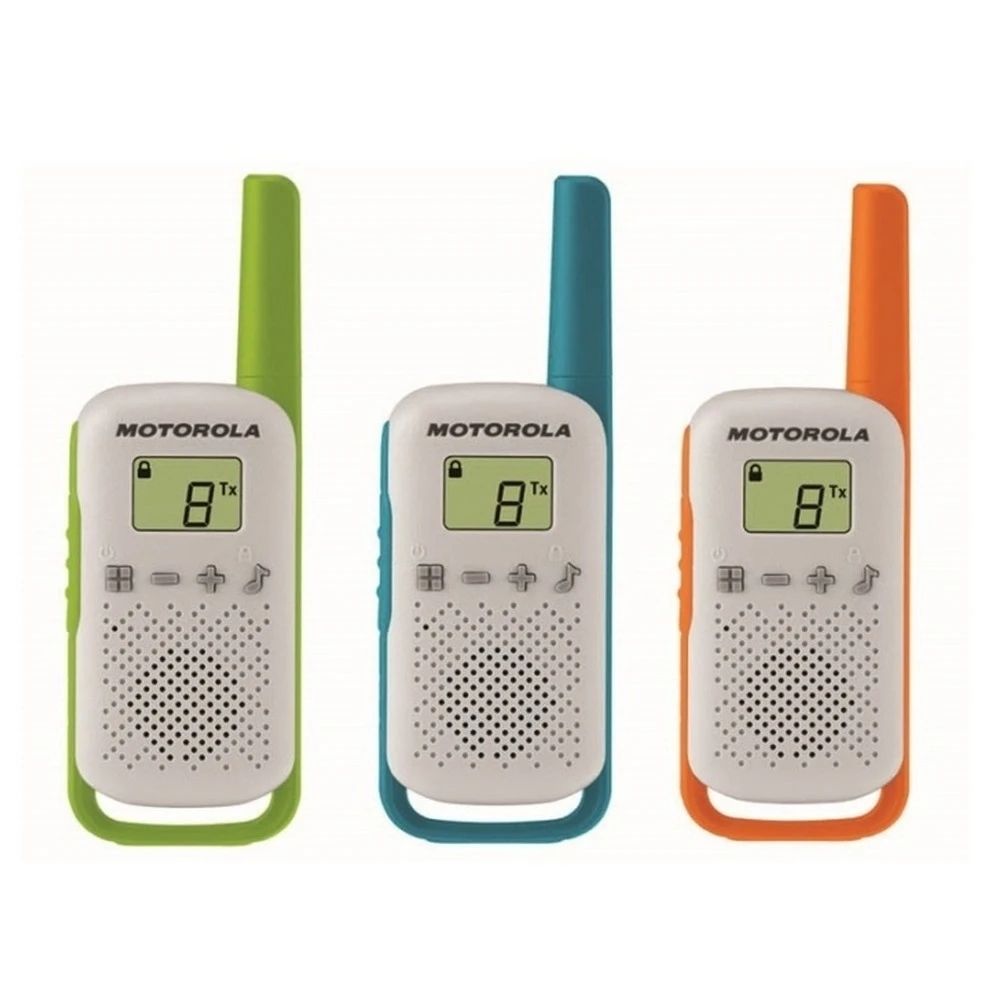 Motorola walkie-talkie talkabout t42, triple, 16 channels, 4km 2