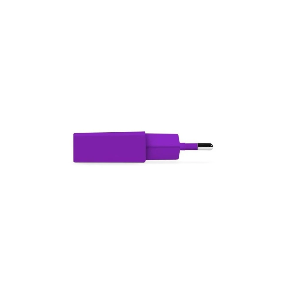 Ttec wall charger with cable usb to type-c 2.4a (1.2m) smart travel, purple 3