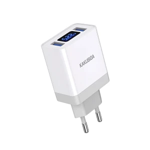 Зарядное устройство ksiga wall charger dual port ksc-756 bangneng, белое