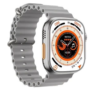 Charome smart watch hd call t8s ultra max, with 2 straps, silver Thumbnail 2