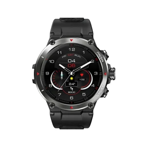 Zeblaze smart watch stratos 2, gps, amoled дисплей, 5 atm (50 м), meteorite black Thumbnail 2