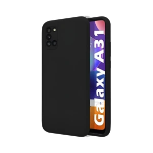 Чехол liquid silicone для samsung a31, черный Thumbnail 2