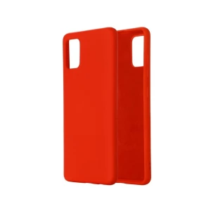 Helmet case liquid silicone samsung a31, red