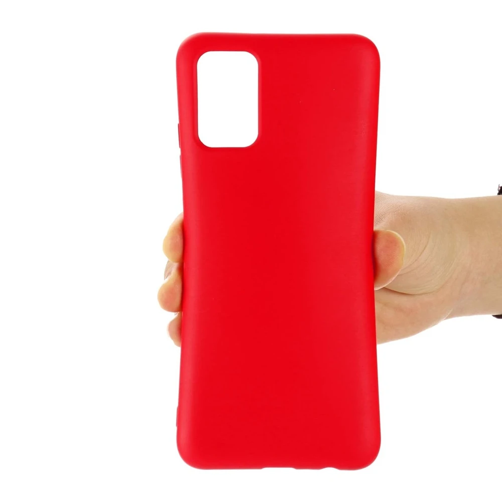 Helmet case liquid silicone samsung a41, red 2