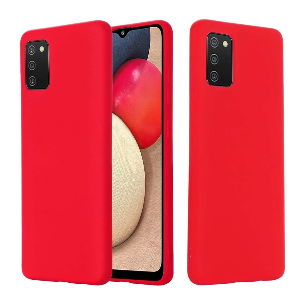 Helmet case liquid silicone samsung a41, red 3