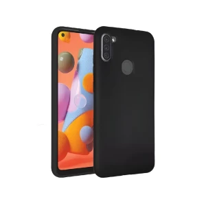 Helmet case liquid silicone samsung a11, black