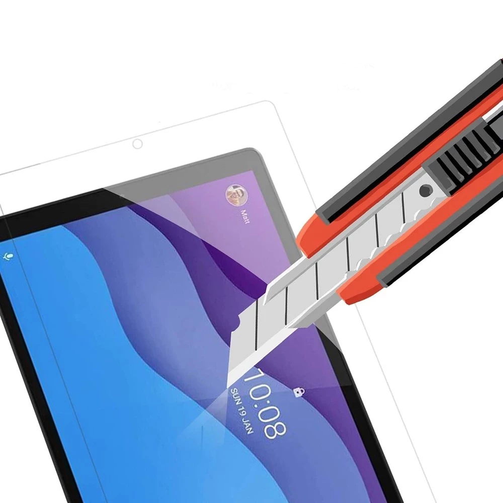 Защитное стекло lenovo glass tab m10 hd (2nd gen) 10.1" (tb-x306f) 2
