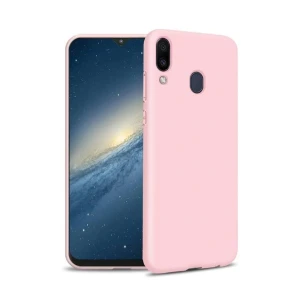 Helmet case liquid silicone samsung a10s, pink