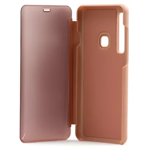 Чехол-книжка с зеркалом samsung a9(2018), розовый Thumbnail 2