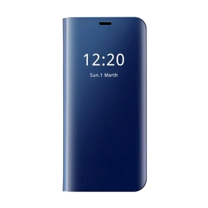 Чехол-книжка с зеркалом для samsung a9 (2018), синий