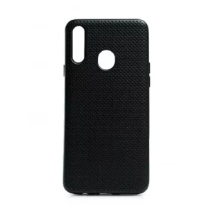 Чехол helmet liquid silicone grid для samsung a20s, черный