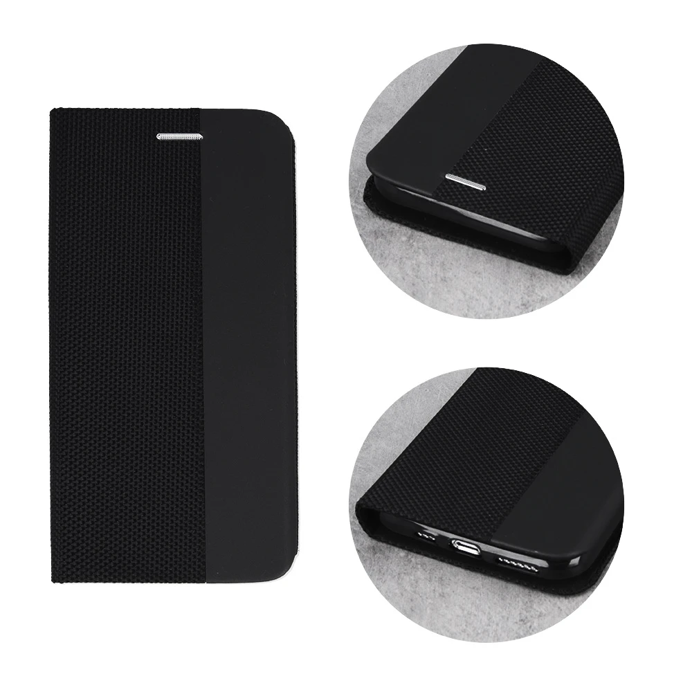 Woo case shell flip nylon samsung a25 5g, black 3