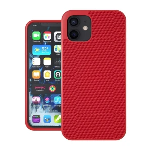 Чехол helmet case tpu nylon series для iphone 12 mini, красный