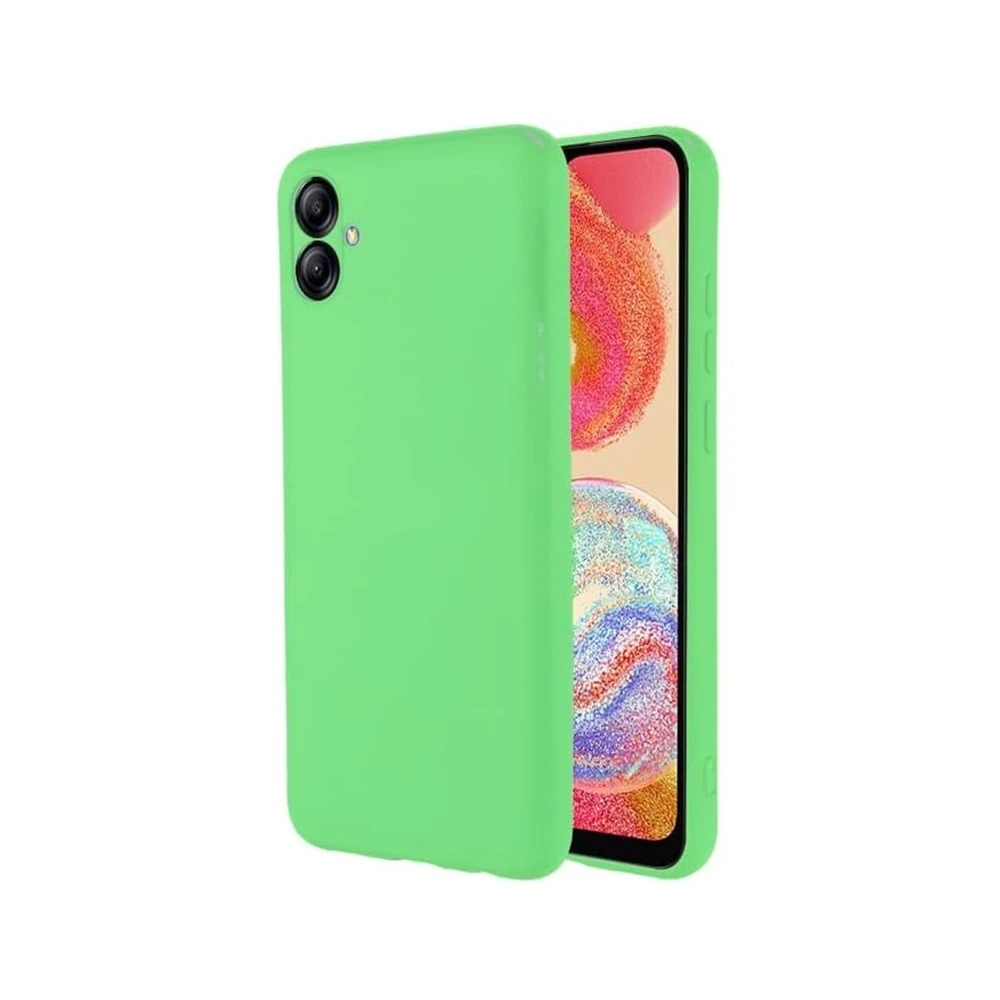 Helmet case liquid silicone samsung a04, green 2