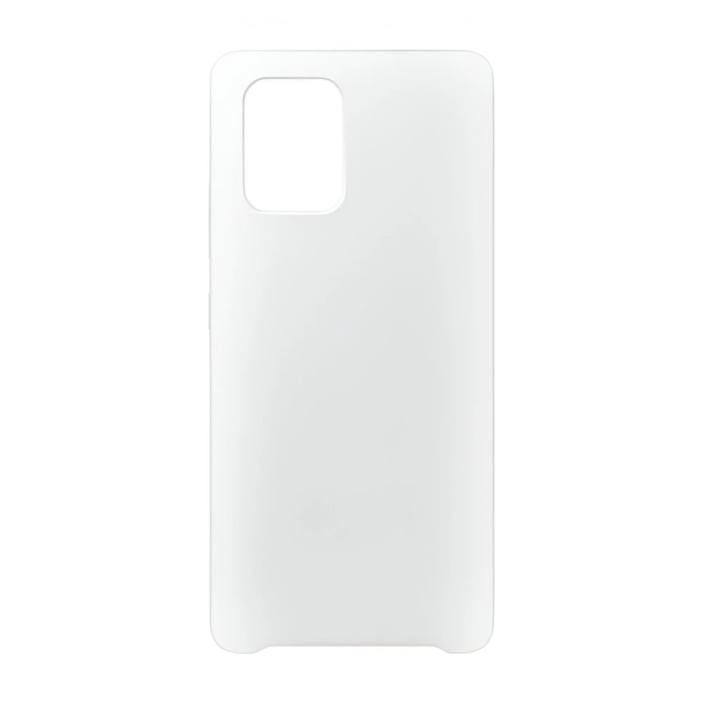 Helmet case liquid silicone samsung s10 lite (2020), white 3