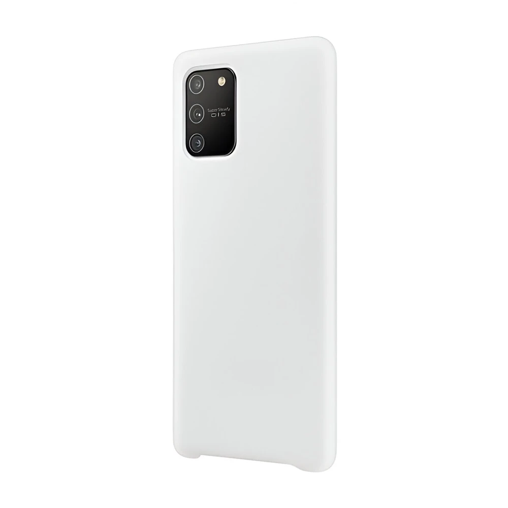 Helmet case liquid silicone samsung s10 lite (2020), white 4