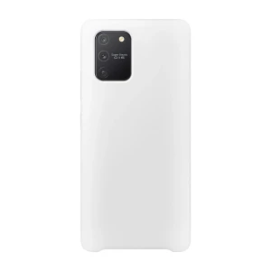 Helmet case liquid silicone samsung s10 lite (2020), white