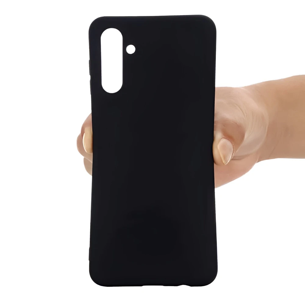 Helmet case liquid silicone samsung a04s, black 3