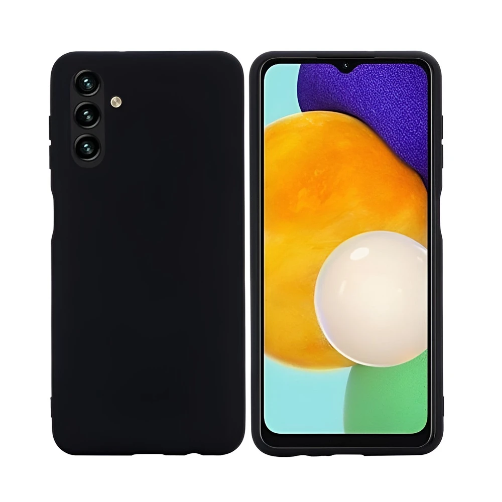 Helmet case liquid silicone samsung a04s, black 2