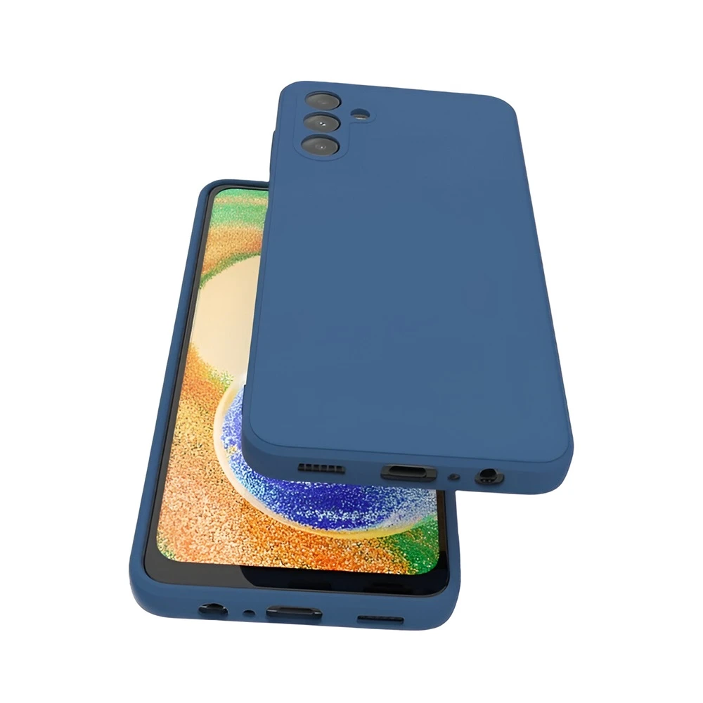 Helmet case liquid silicone samsung a04s, blue 2