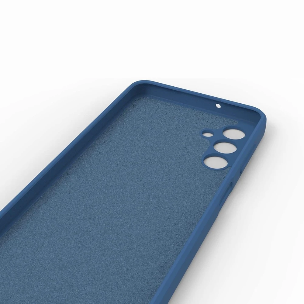 Helmet case liquid silicone samsung a04s, blue 3