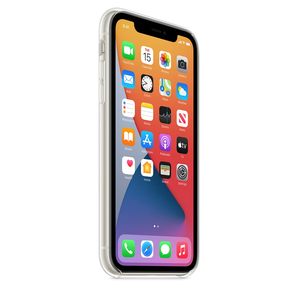 Прозрачный мягкий чехол tpu helmet case для iphone 11 3