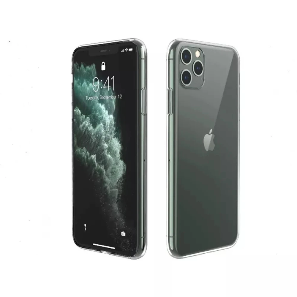 Helmet case tpu soft iphone 11 pro max, clear 3