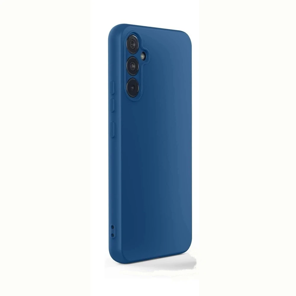Helmet case liquid silicone samsung a24, blue 2
