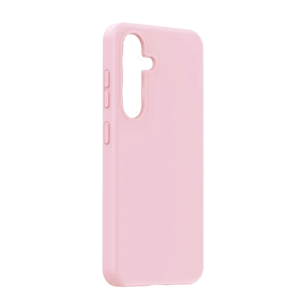 Woo case liquid silicone samsung a55 5g, pink 2