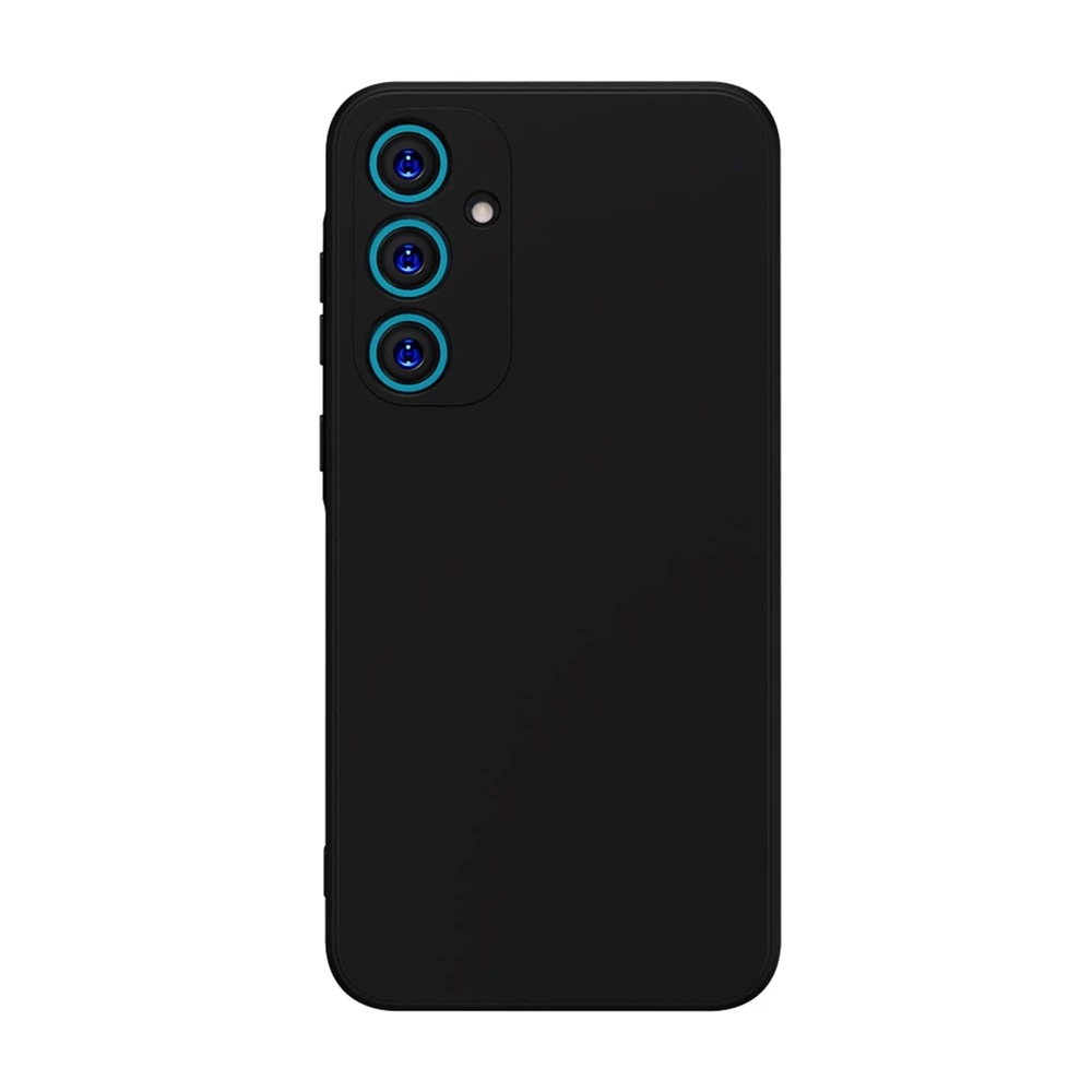 Woo case liquid silicone для samsung a35 5g, черный 2