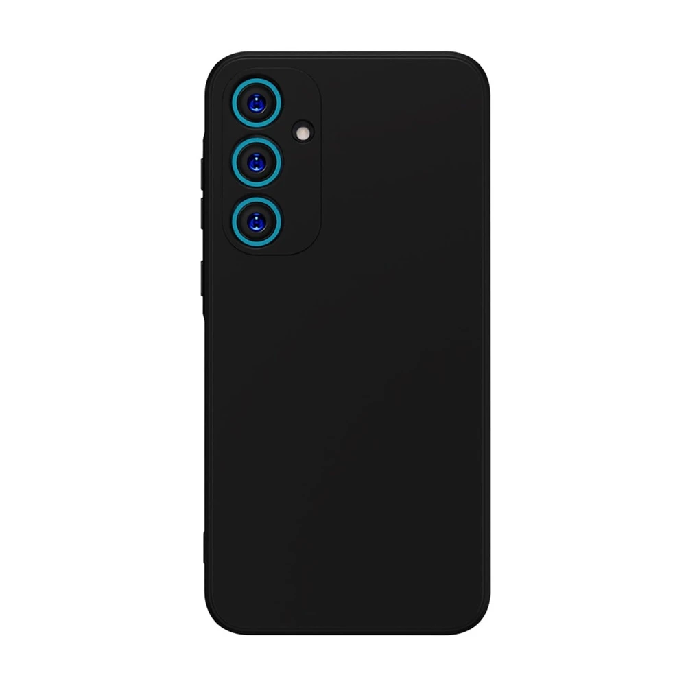 Woo case liquid silicone samsung a35 5g, black 2