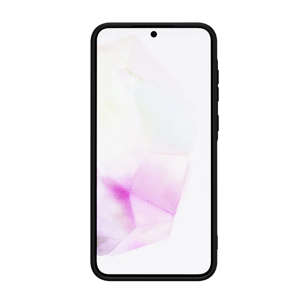 Woo case liquid silicone samsung a35 5g, black 3