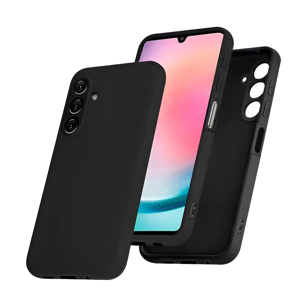 Helmet case liquid silicone samsung a14, black 2