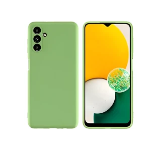 Чехол liquid silicone для samsung a34, зеленый