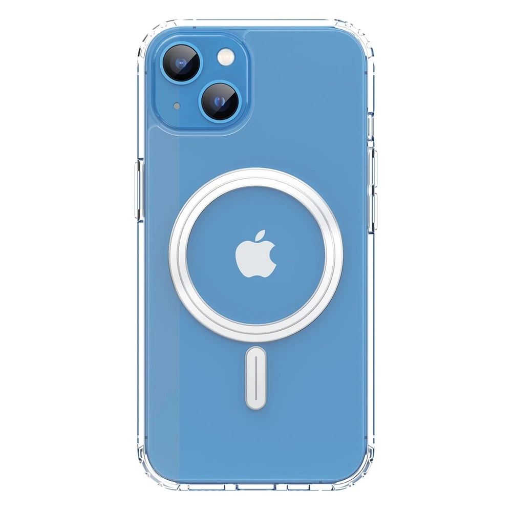 Dux ducis case tpu for iphone 15 plus/ iphone 14 plus clin with magsafe, clear 3