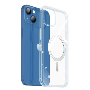 Чехол dux ducis tpu для iphone 15 plus / iphone 14 plus clin с magsafe, прозрачный