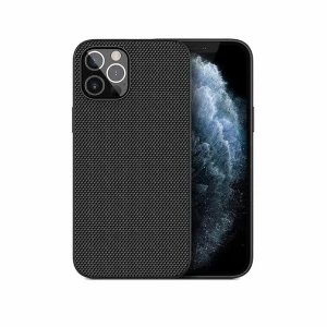 Helmet case tpu nylon series iphone 12 pro max, black Thumbnail 2