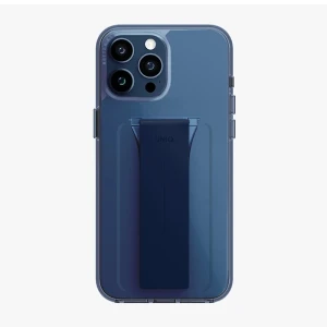 Uniq case for iphone 15 pro max heldro mount with stand, deep blue Thumbnail 2