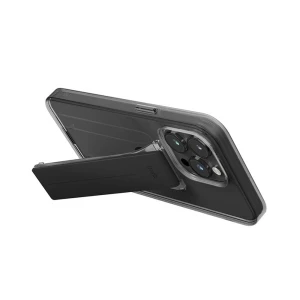 Uniq case for iphone 15 pro heldro mount with stand, smoke Thumbnail 3